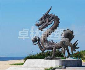 中国龙铜雕
