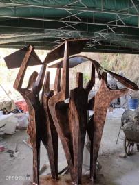 不锈钢仿铜雕塑